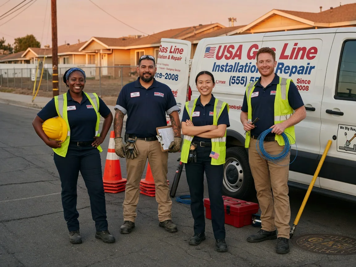 Gas Line Installation company in Oran, IA
